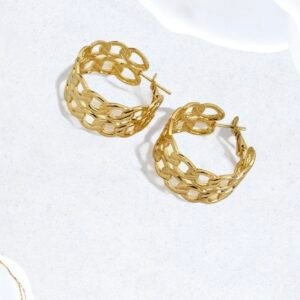 Luster Hoop Earring